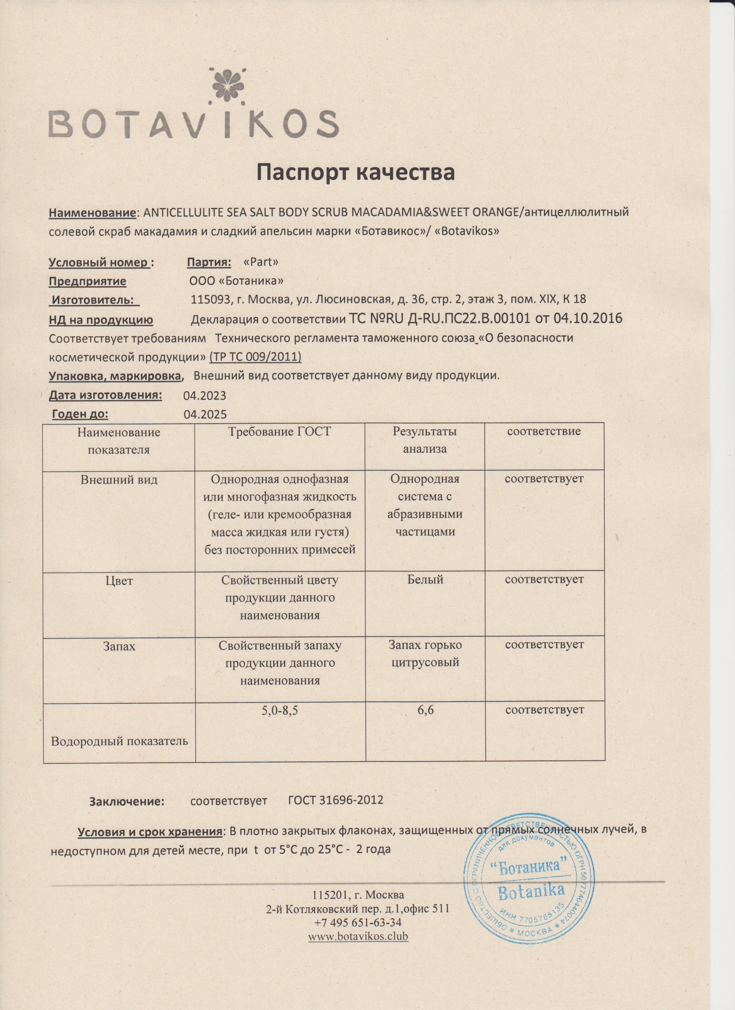 Паспорт №042023